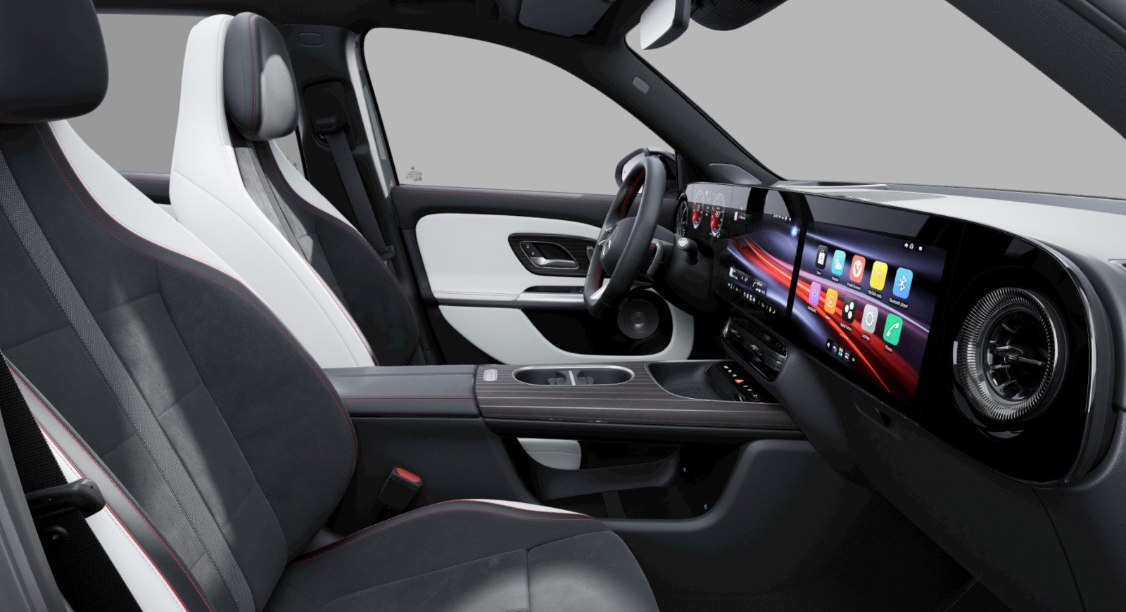 Grå Mercedes GLB250+ fra 2026