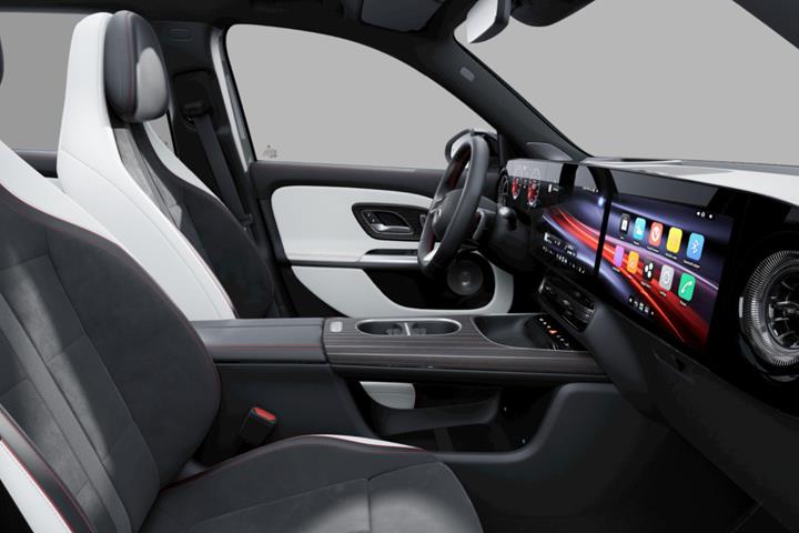 Grå Mercedes GLB250+ fra 2026