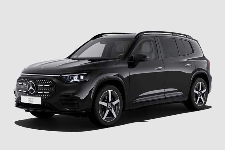 Sort Mercedes GLB250+ fra 2026