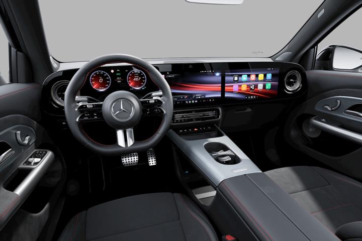 Sort Mercedes GLB250+ fra 2026