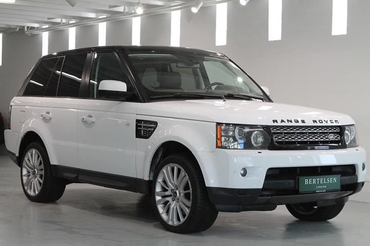 Hvid Land Rover Range Rover sport fra 2013