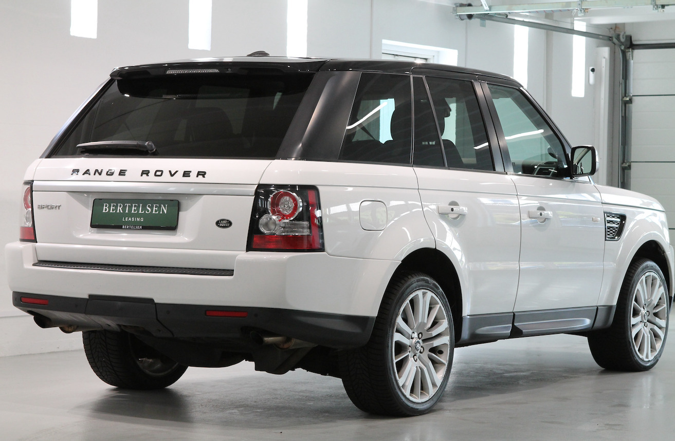 Hvid Land Rover Range Rover sport fra 2013