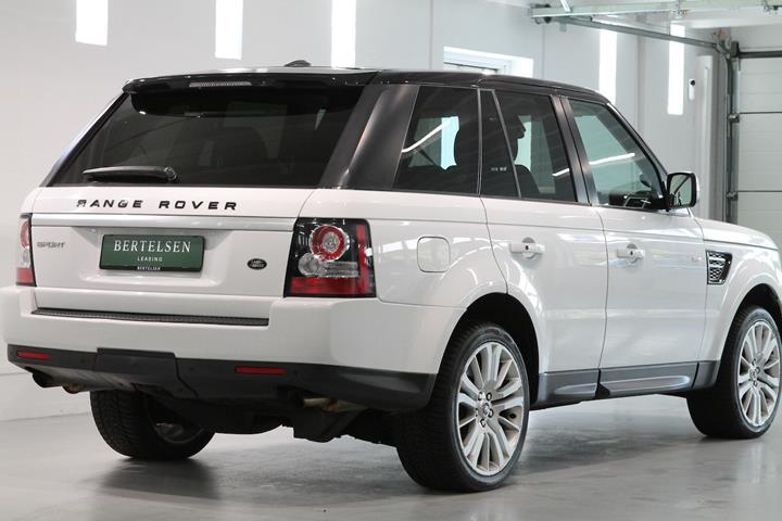 Hvid Land Rover Range Rover sport fra 2013