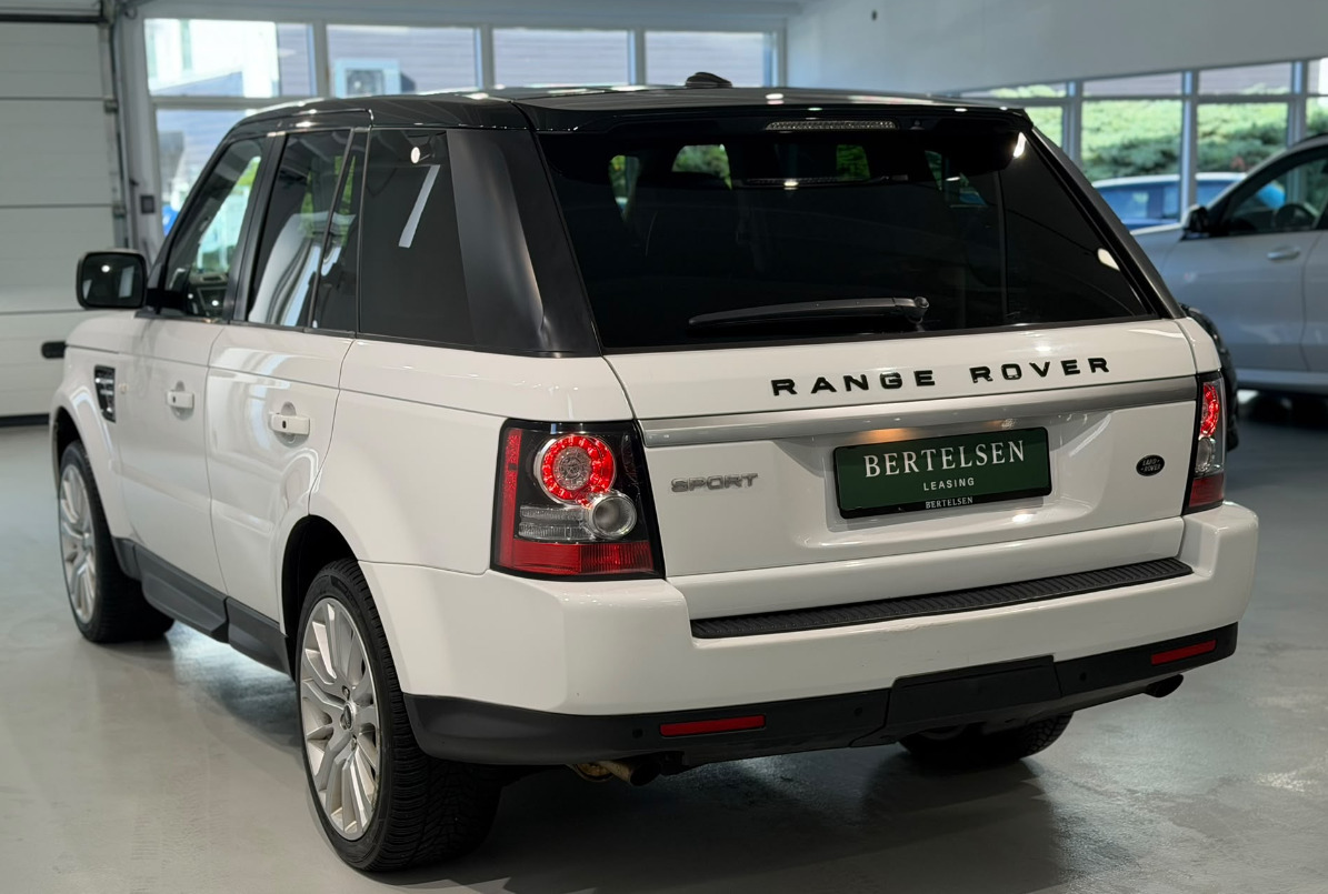 Hvid Land Rover Range Rover sport fra 2013