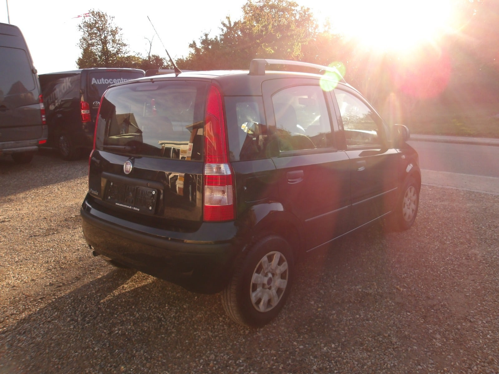 Sort Fiat Panda fra 2011