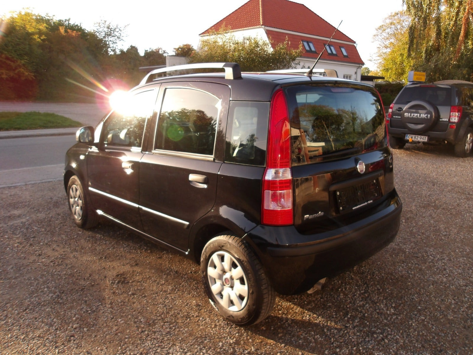 Sort Fiat Panda fra 2011