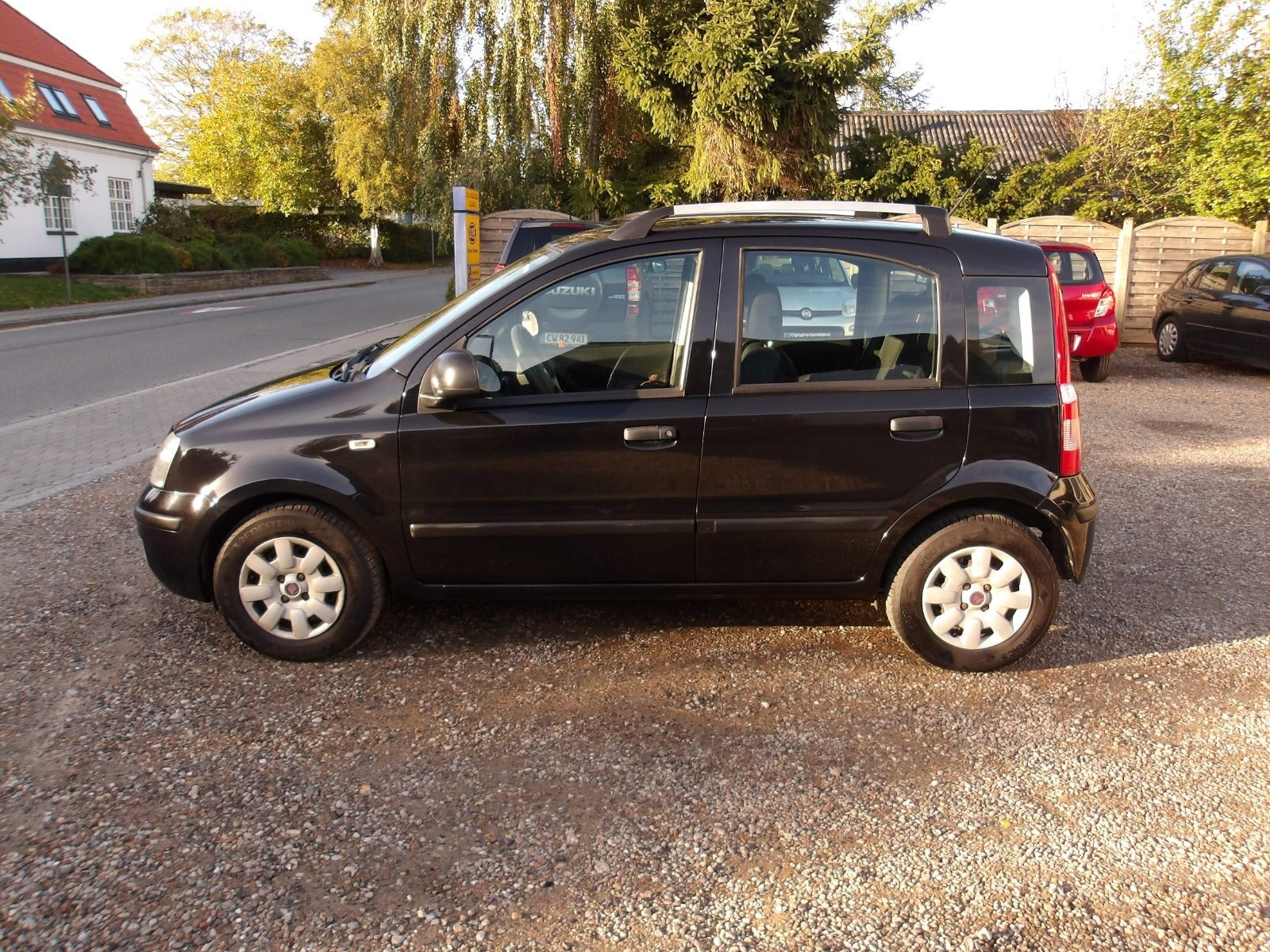 Sort Fiat Panda fra 2011