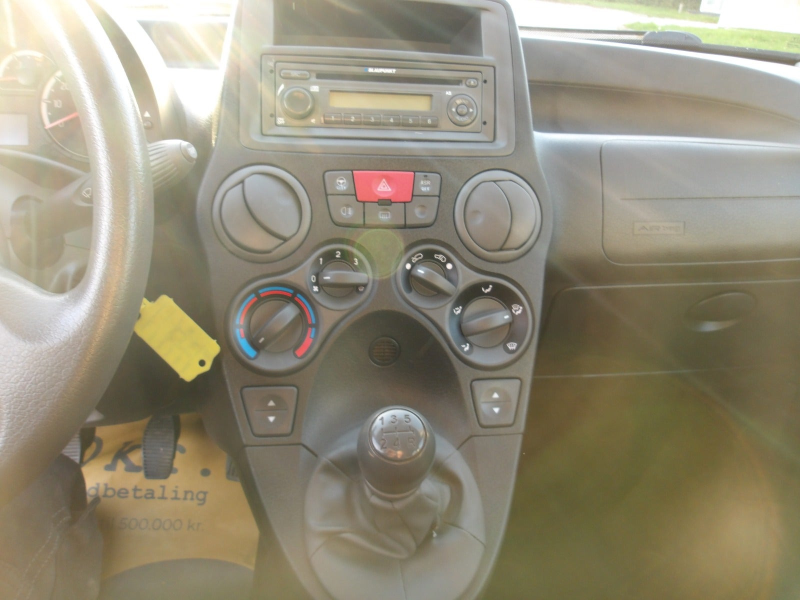 Sort Fiat Panda fra 2011
