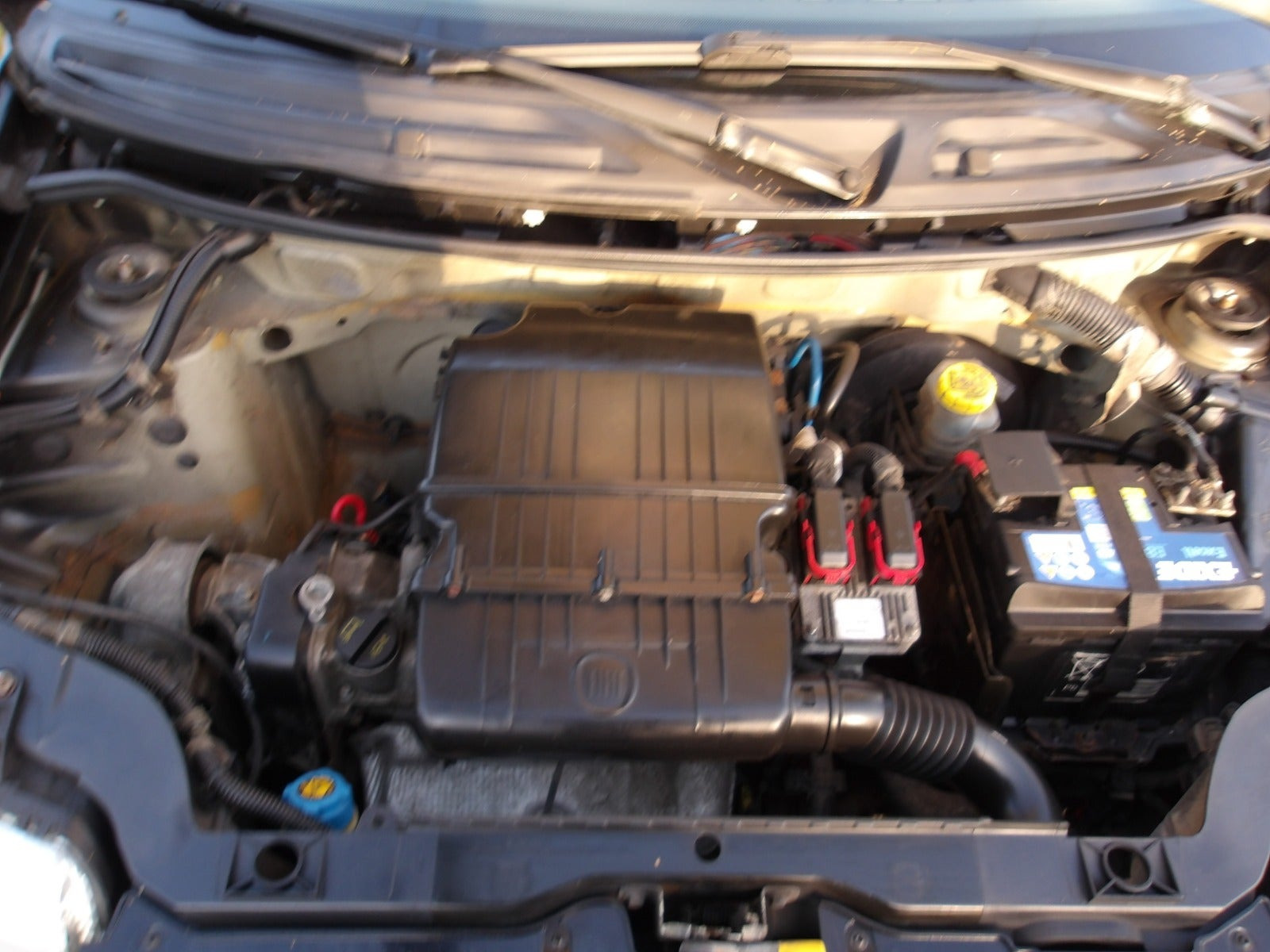Sort Fiat Panda fra 2011
