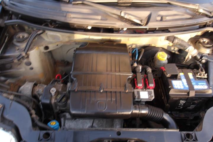 Sort Fiat Panda fra 2011