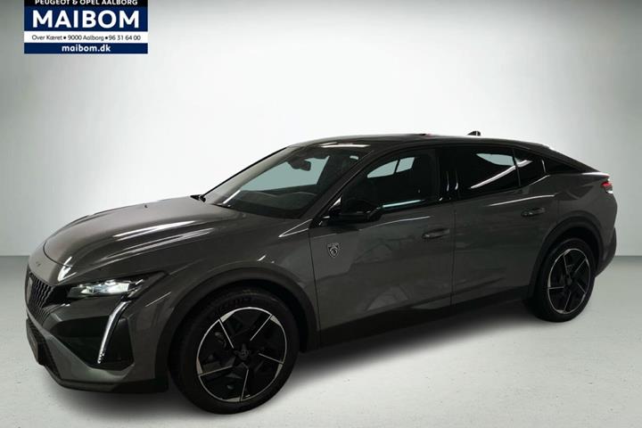 Grå Peugeot e-408 fra 2025