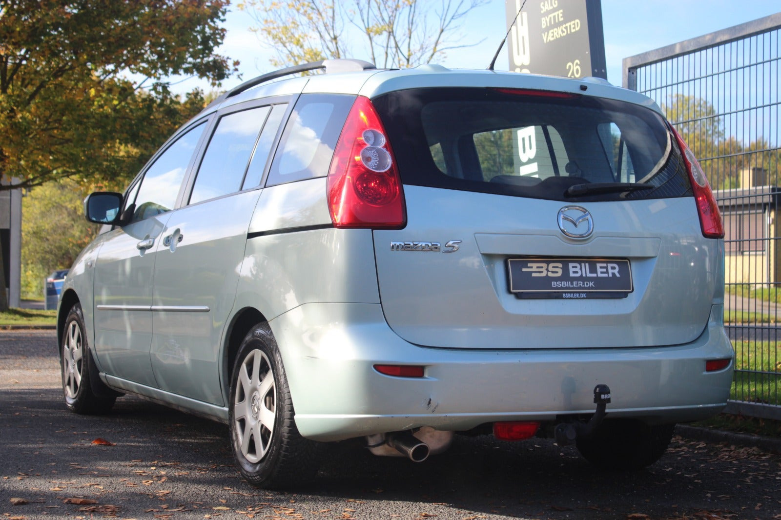 Blå Mazda 5 fra 2007