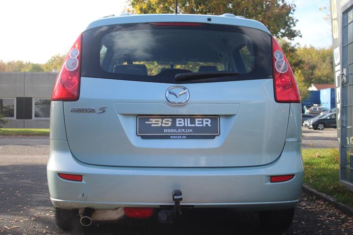 Blå Mazda 5 fra 2007