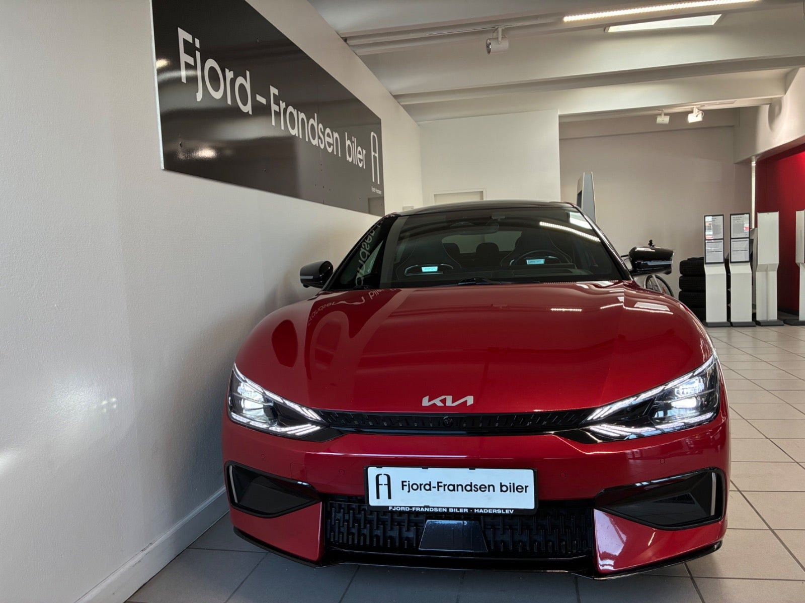 Rød Kia EV6 fra 2022
