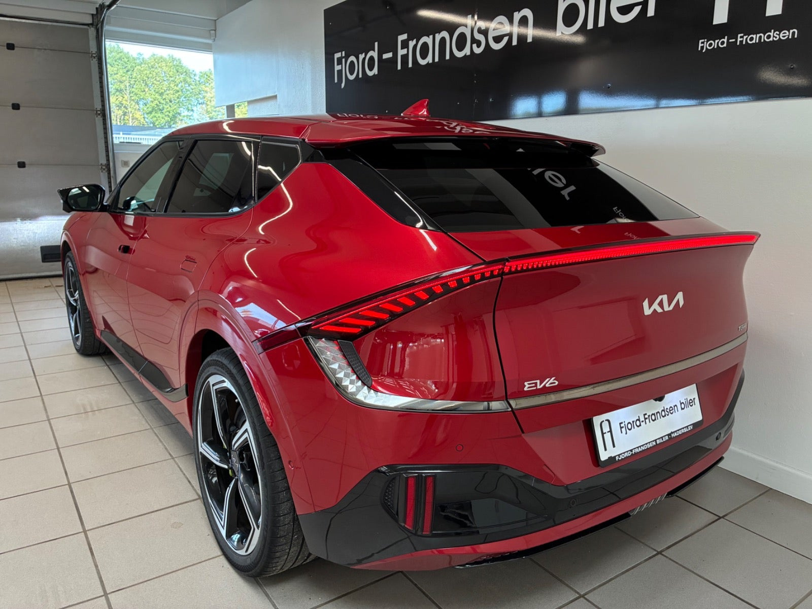 Rød Kia EV6 fra 2022
