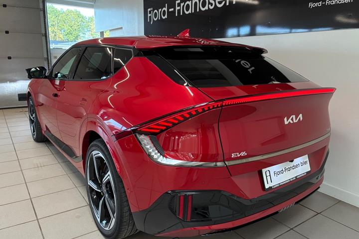 Rød Kia EV6 fra 2022