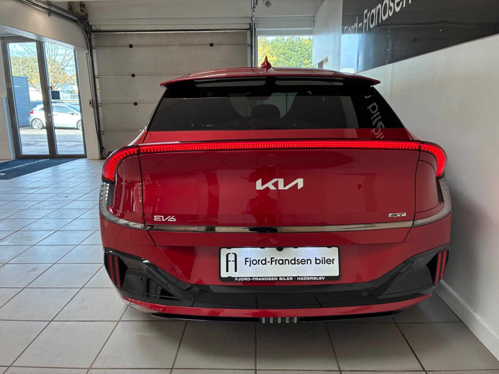 Rød Kia EV6 fra 2022