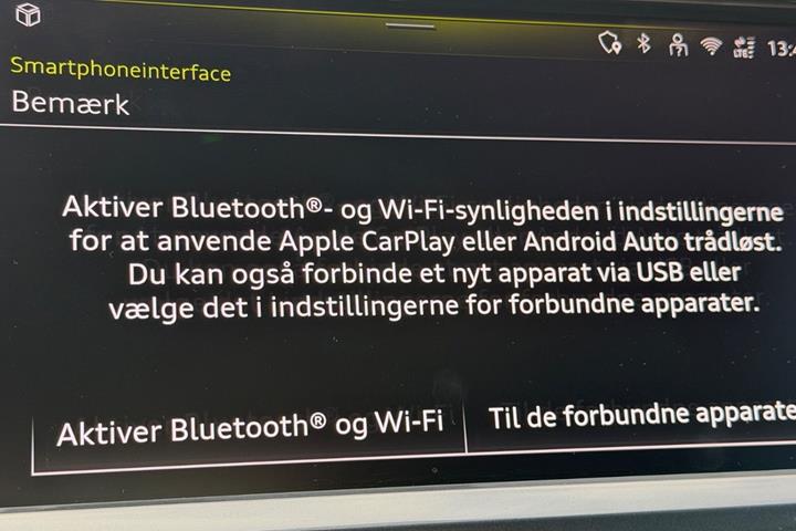 Blå Audi Q4 e-tron fra 2025