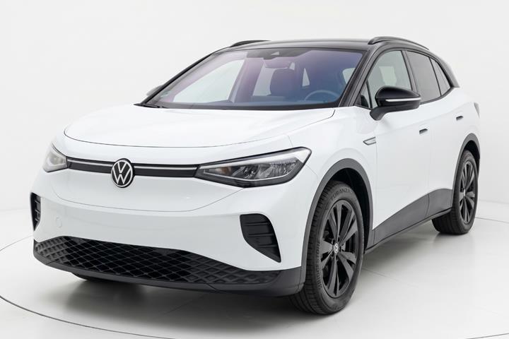 Hvid VW ID.4 fra 2021 set udefra