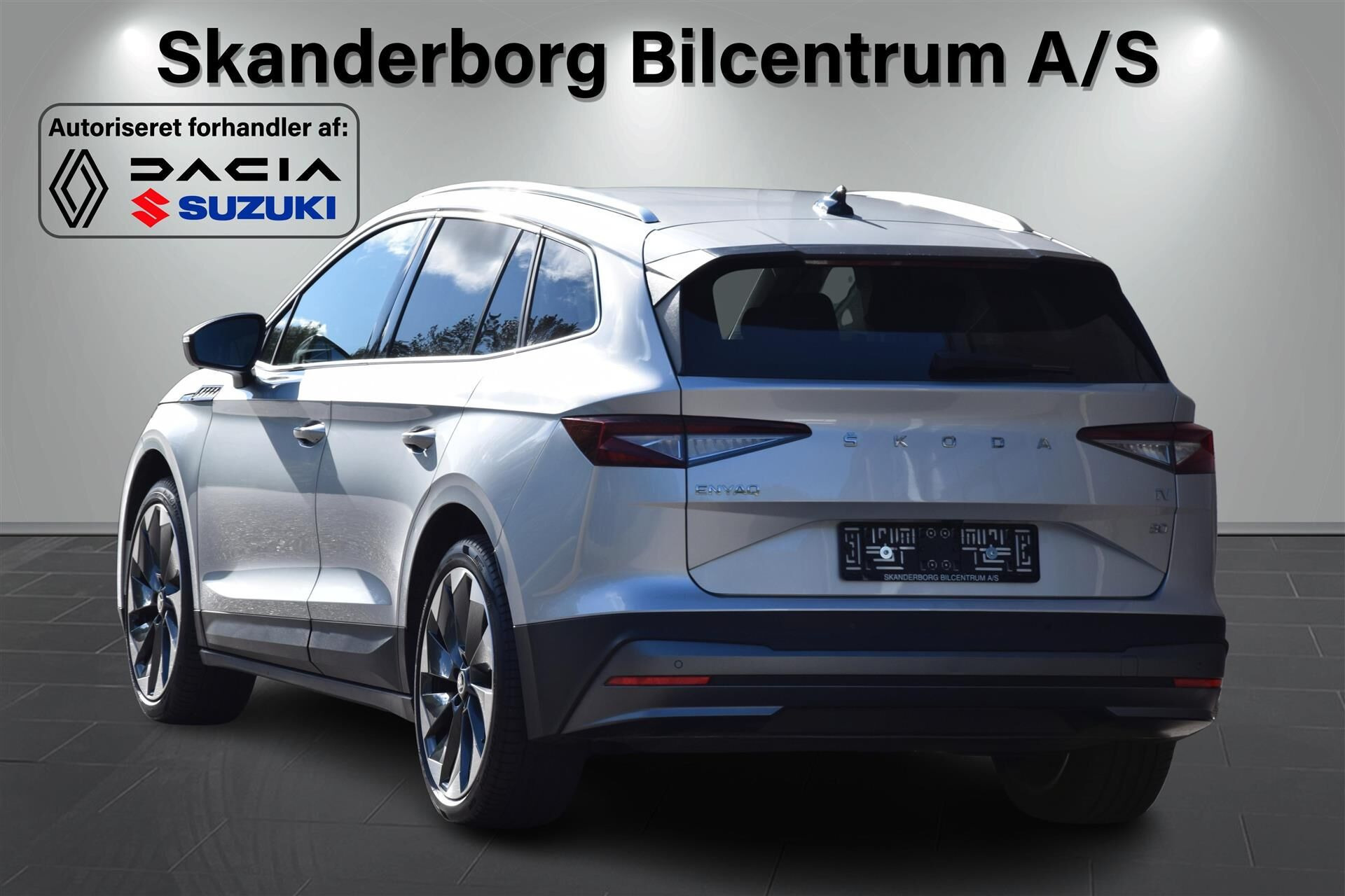 Sølv Skoda Enyaq fra 2023