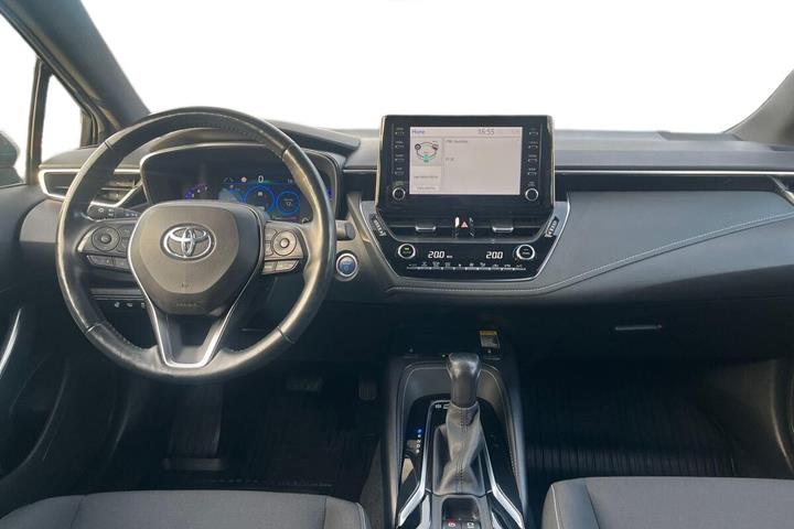 Sølv Toyota Corolla fra 2020