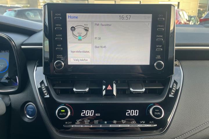 Sølv Toyota Corolla fra 2020