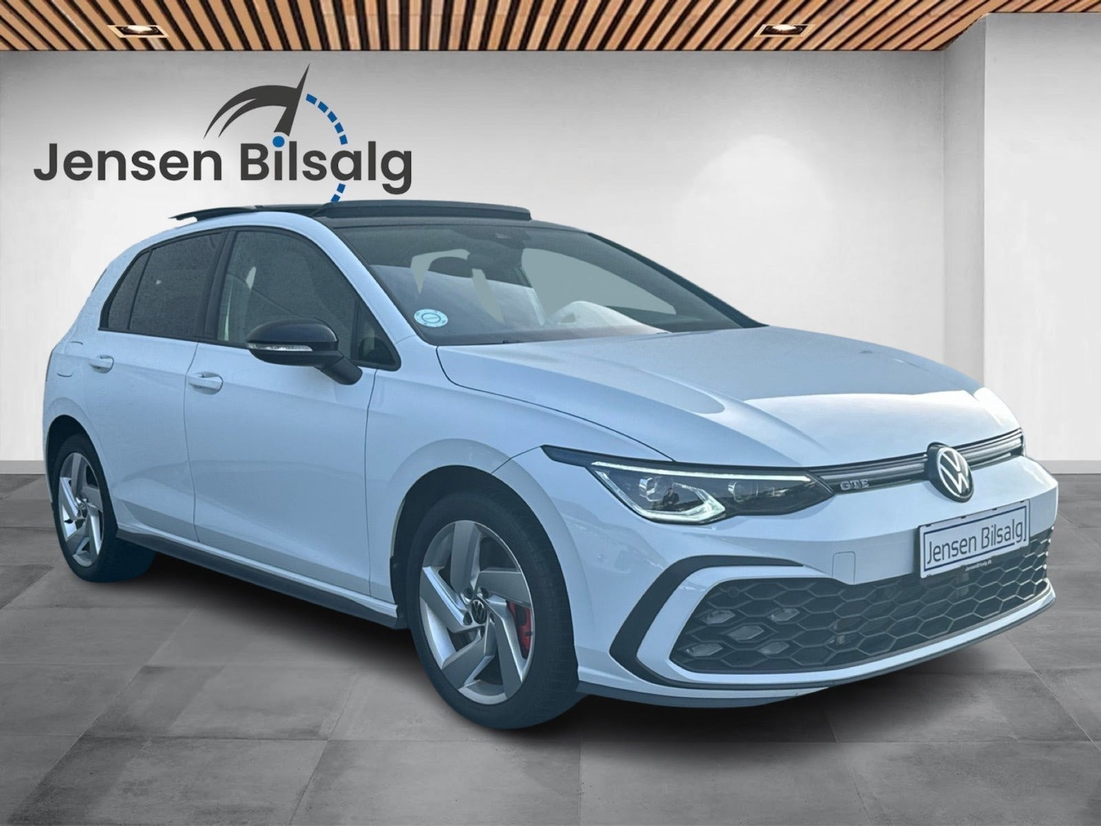 Hvid VW Golf VIII fra 2021