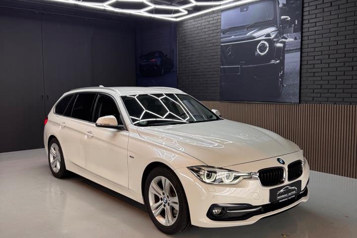 Hvid BMW 320d fra 2018