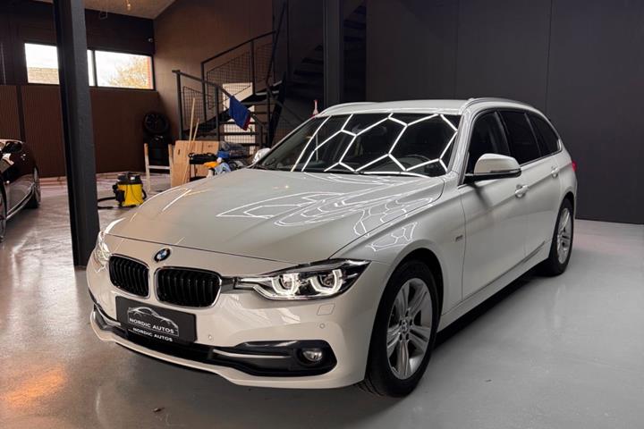 Hvid BMW 320d fra 2018