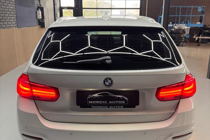 Hvid BMW 320d fra 2018