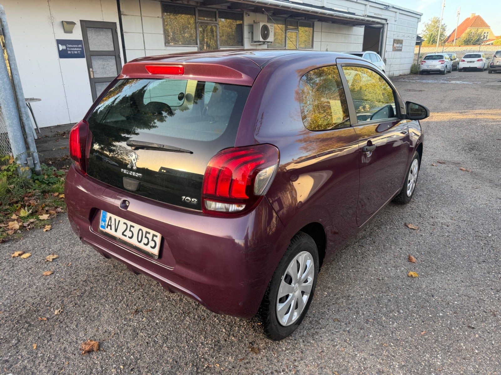 Grøn Peugeot 108 fra 2015