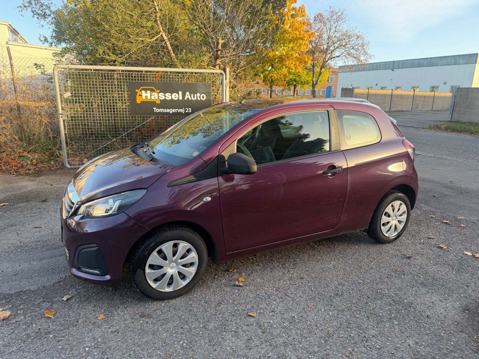 Grøn Peugeot 108 fra 2015