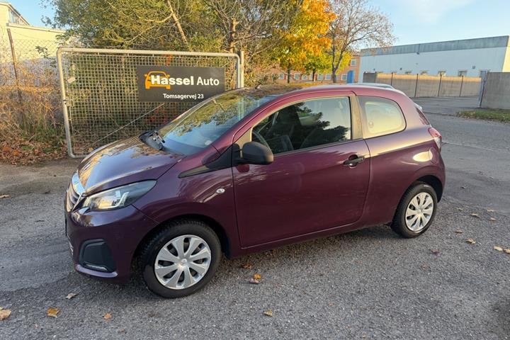 Grøn Peugeot 108 fra 2015