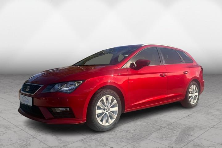 Rød Seat Leon fra 2018