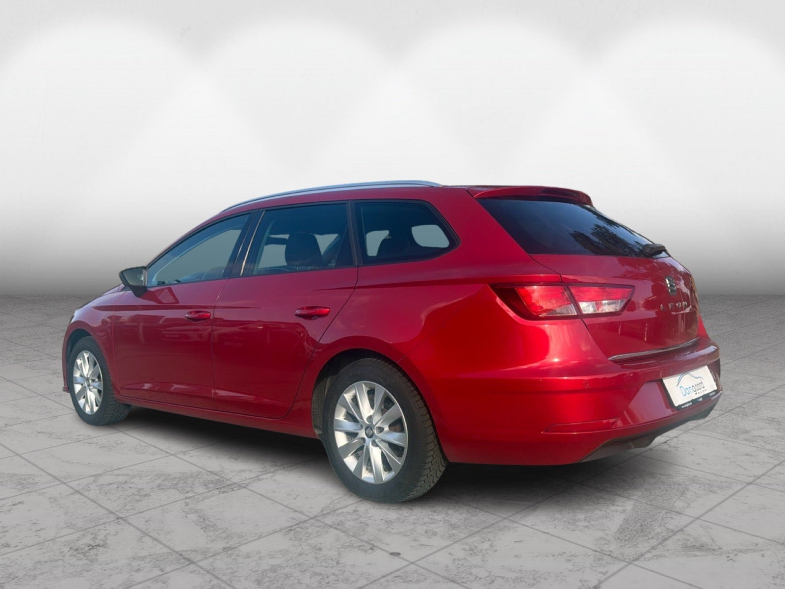 Rød Seat Leon fra 2018
