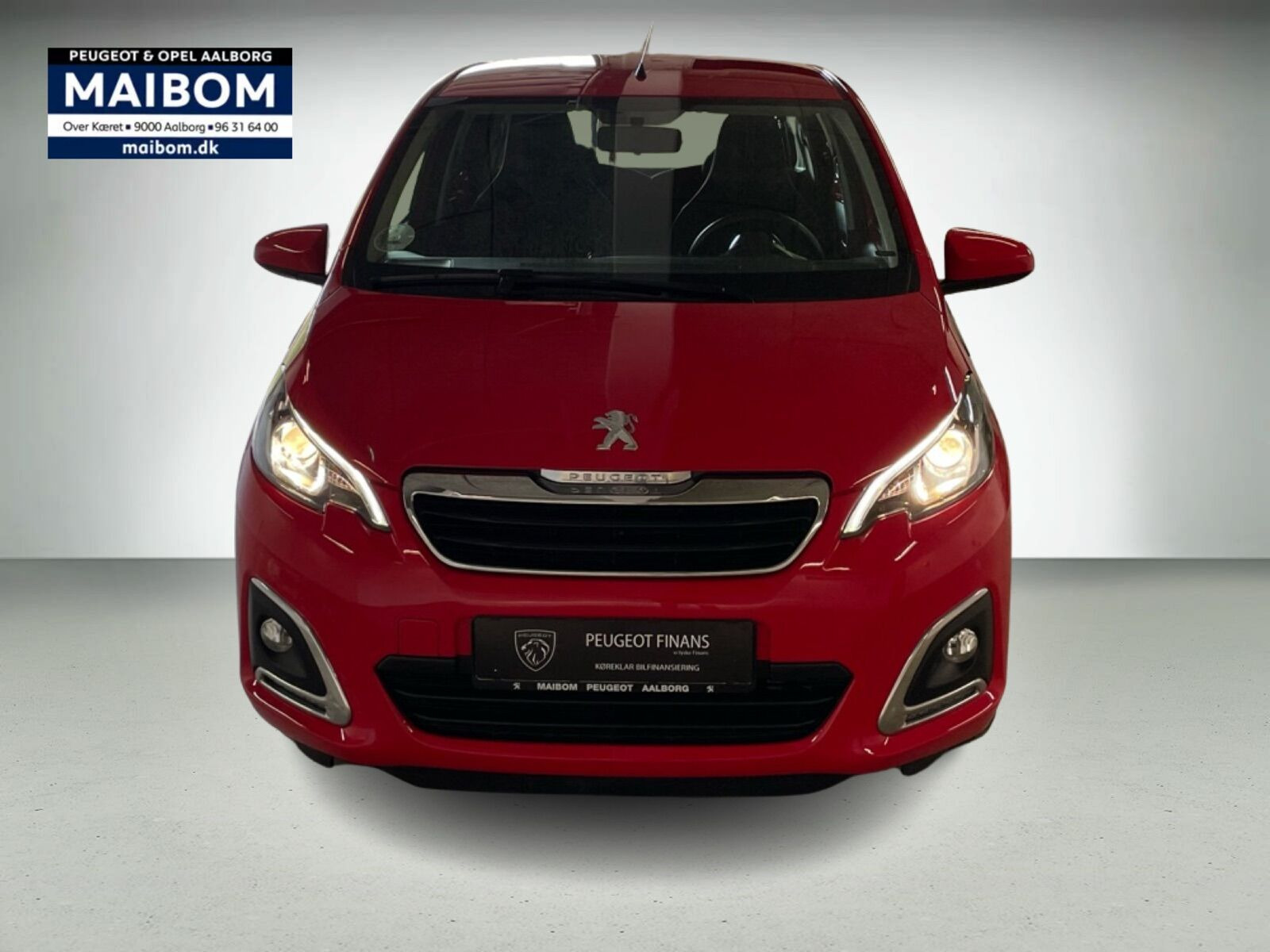 Rød Peugeot 108 fra 2019