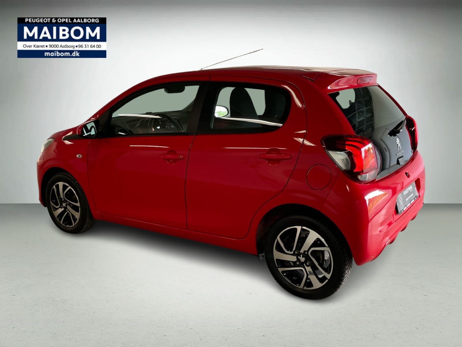 Rød Peugeot 108 fra 2019