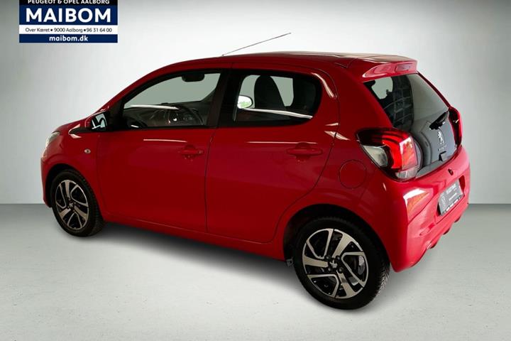 Rød Peugeot 108 fra 2019