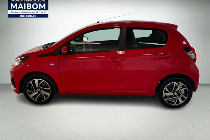 Rød Peugeot 108 fra 2019