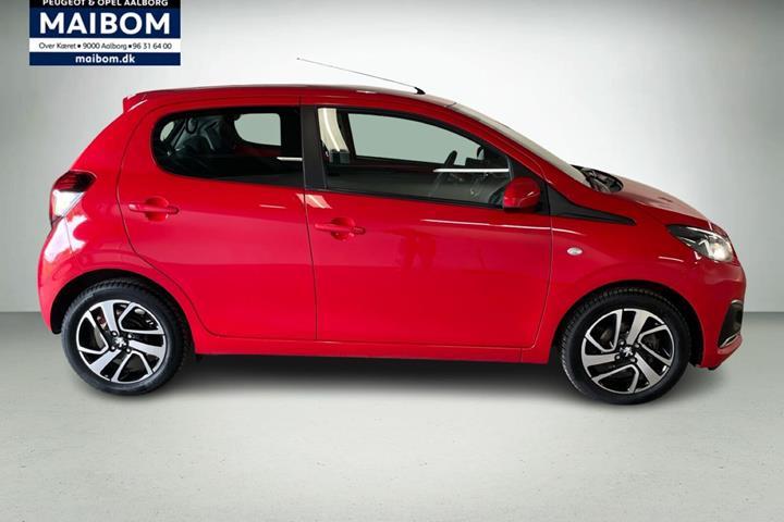 Rød Peugeot 108 fra 2019