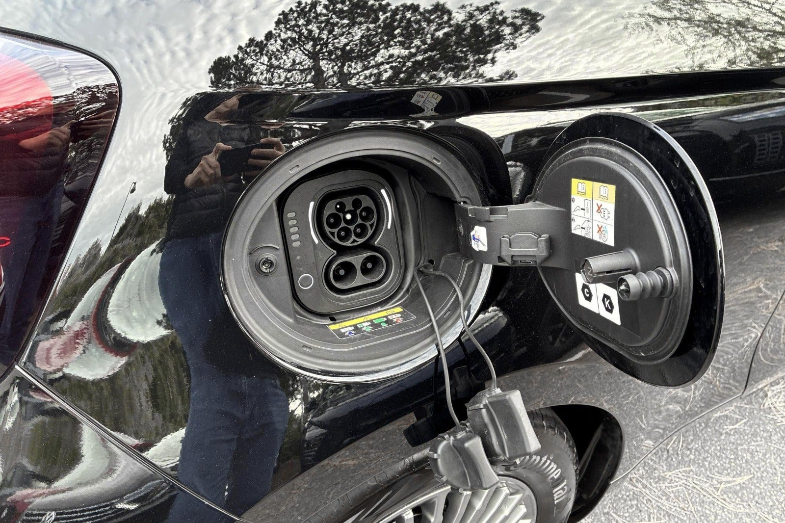 Sort Fiat 500e fra 2024