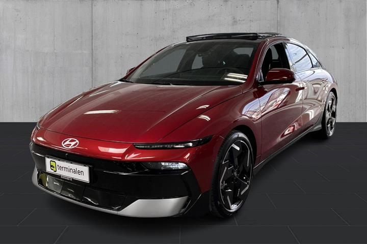 Rød Hyundai Ioniq 6 fra 2026