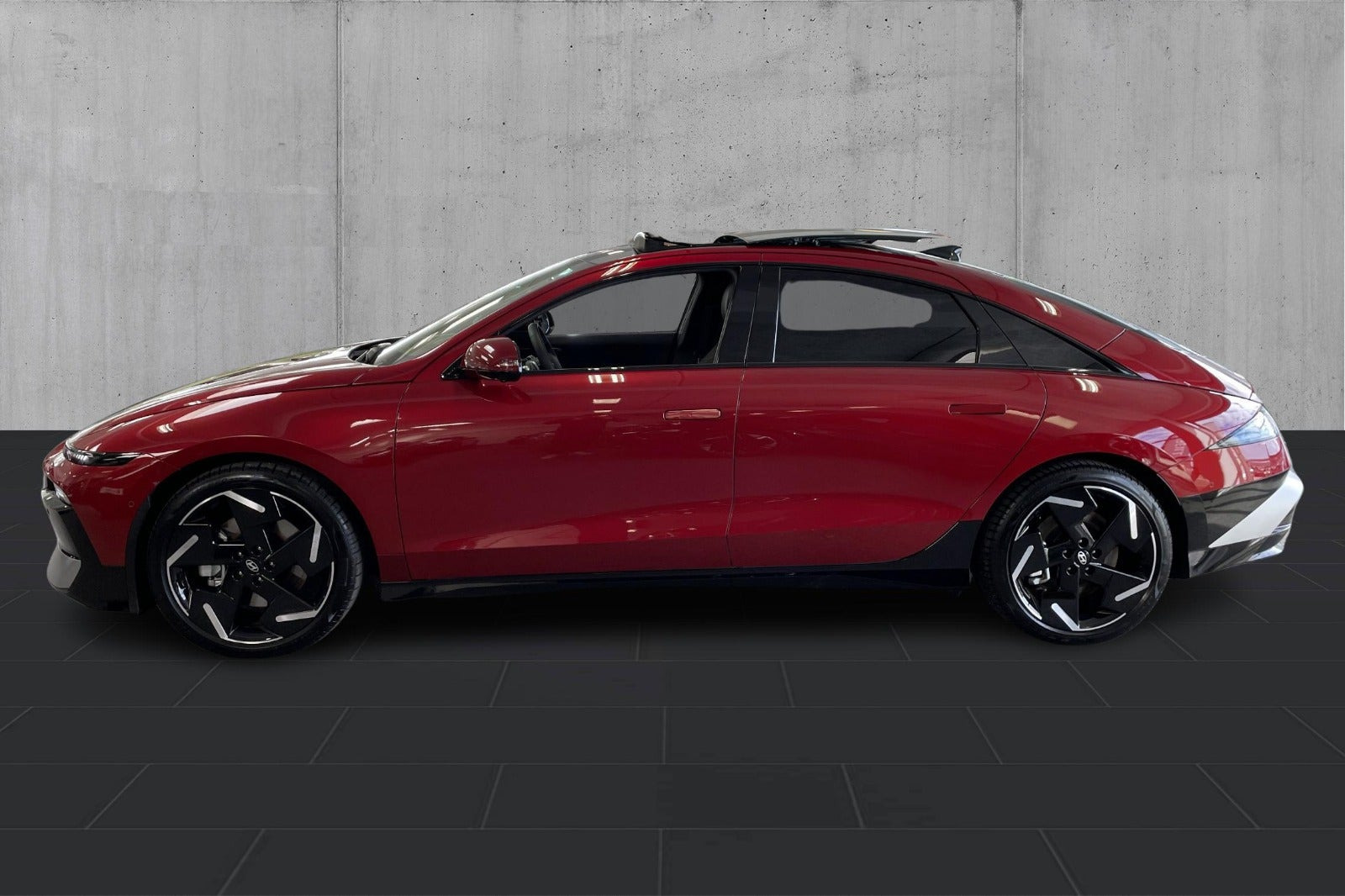 Rød Hyundai Ioniq 6 fra 2026