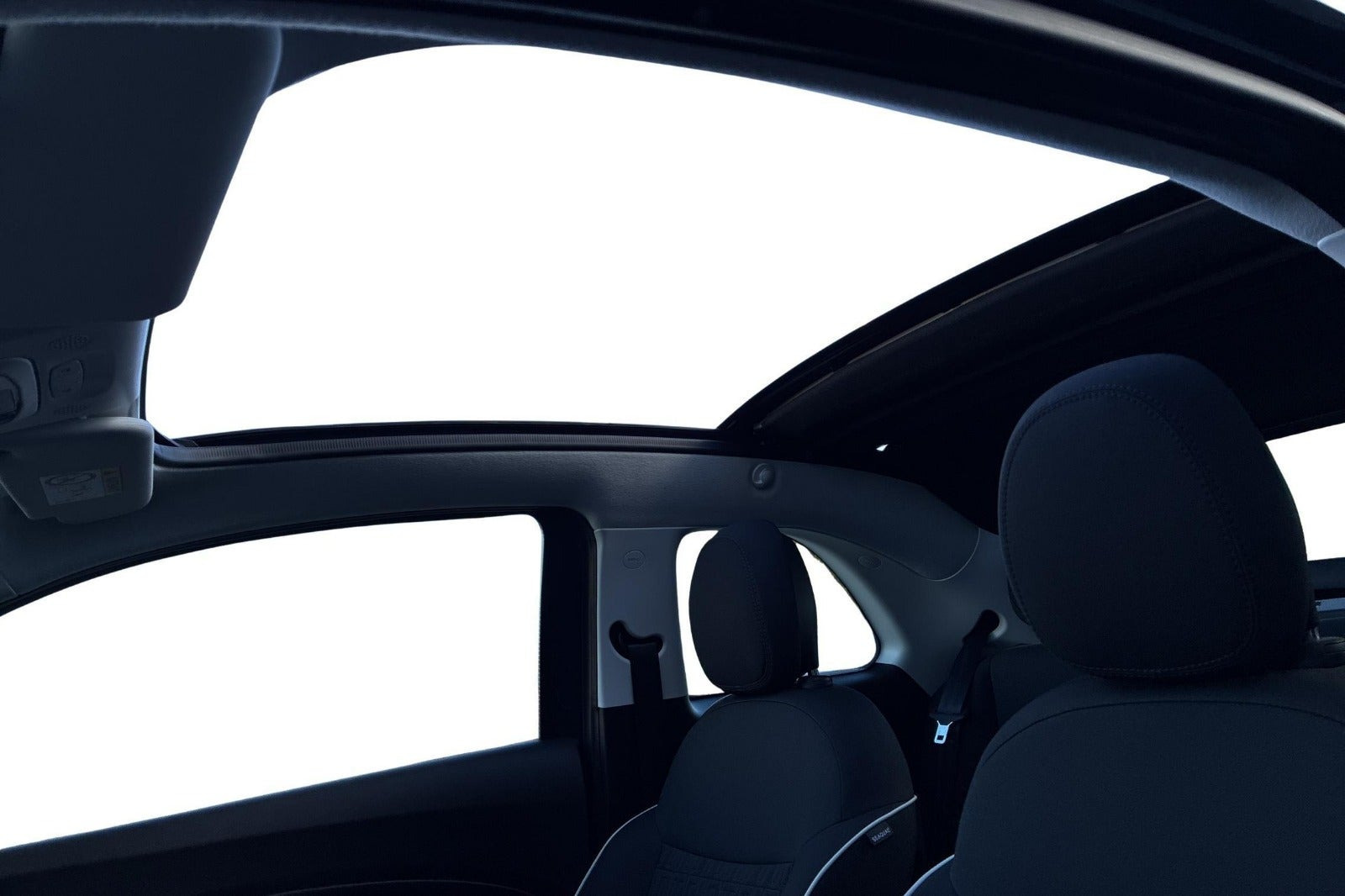 Grøn Fiat 500e fra 2023