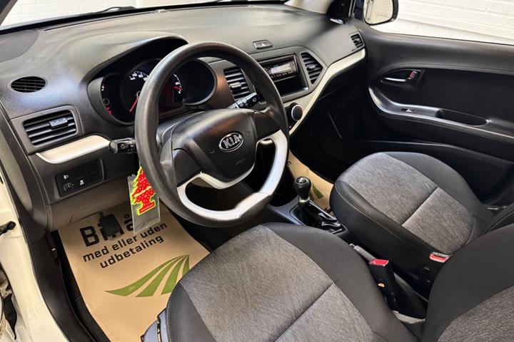 Hvid Kia Picanto fra 2014