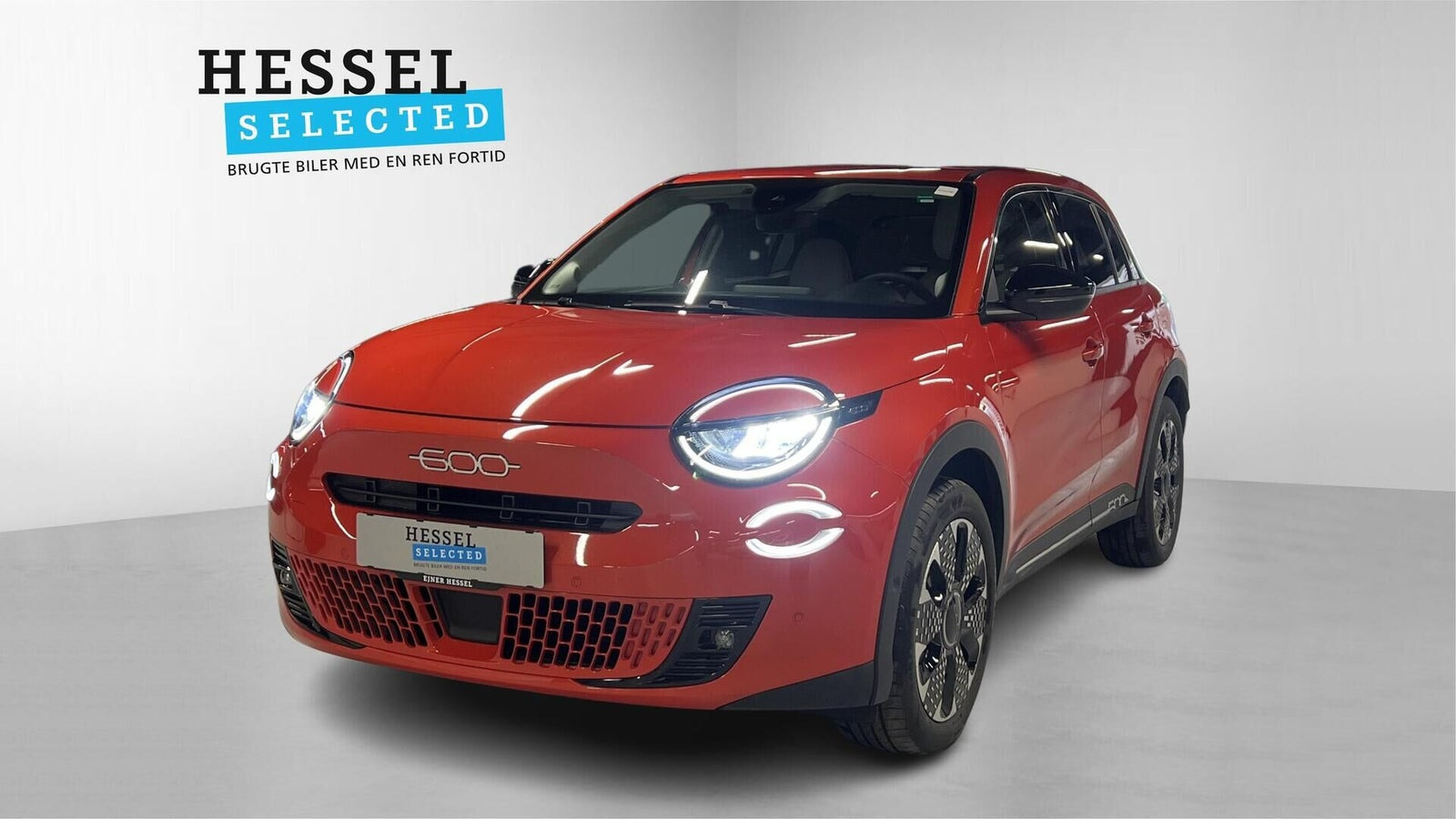 Orange Fiat 600e fra 2025