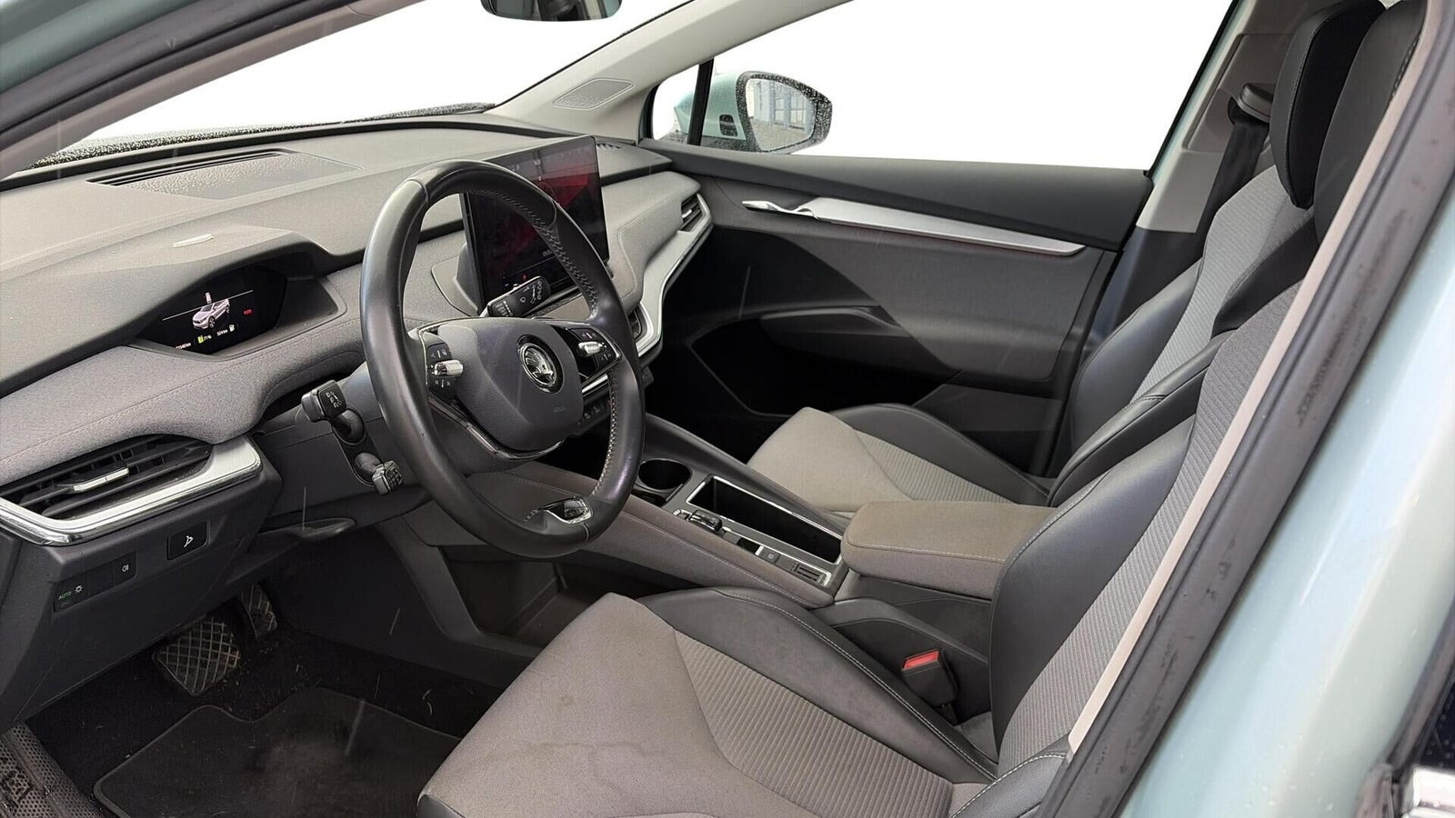 Grøn Skoda Enyaq fra 2021