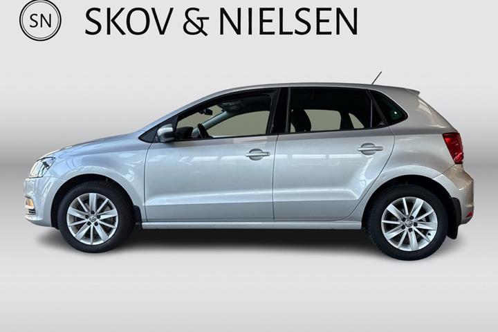 Sølv VW Polo fra 2016