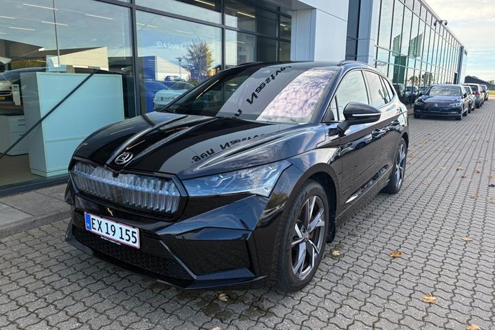 Sort Skoda Enyaq fra 2023