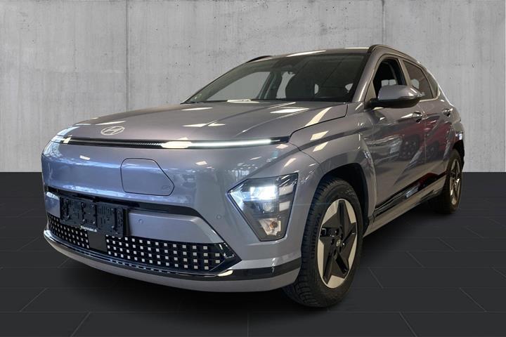 Blå Hyundai Kona fra 2024